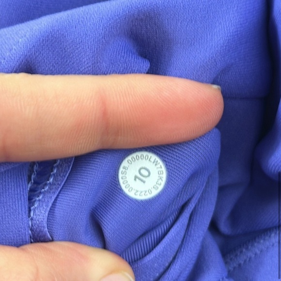 Lululemon SenseKnit Running High-Rise Short 10" Charged Indigo - Picture 3 of 4